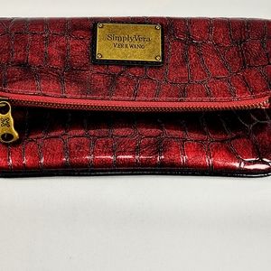 Simply Vera by Vera Wang Clutch/Wristlet Mint Red